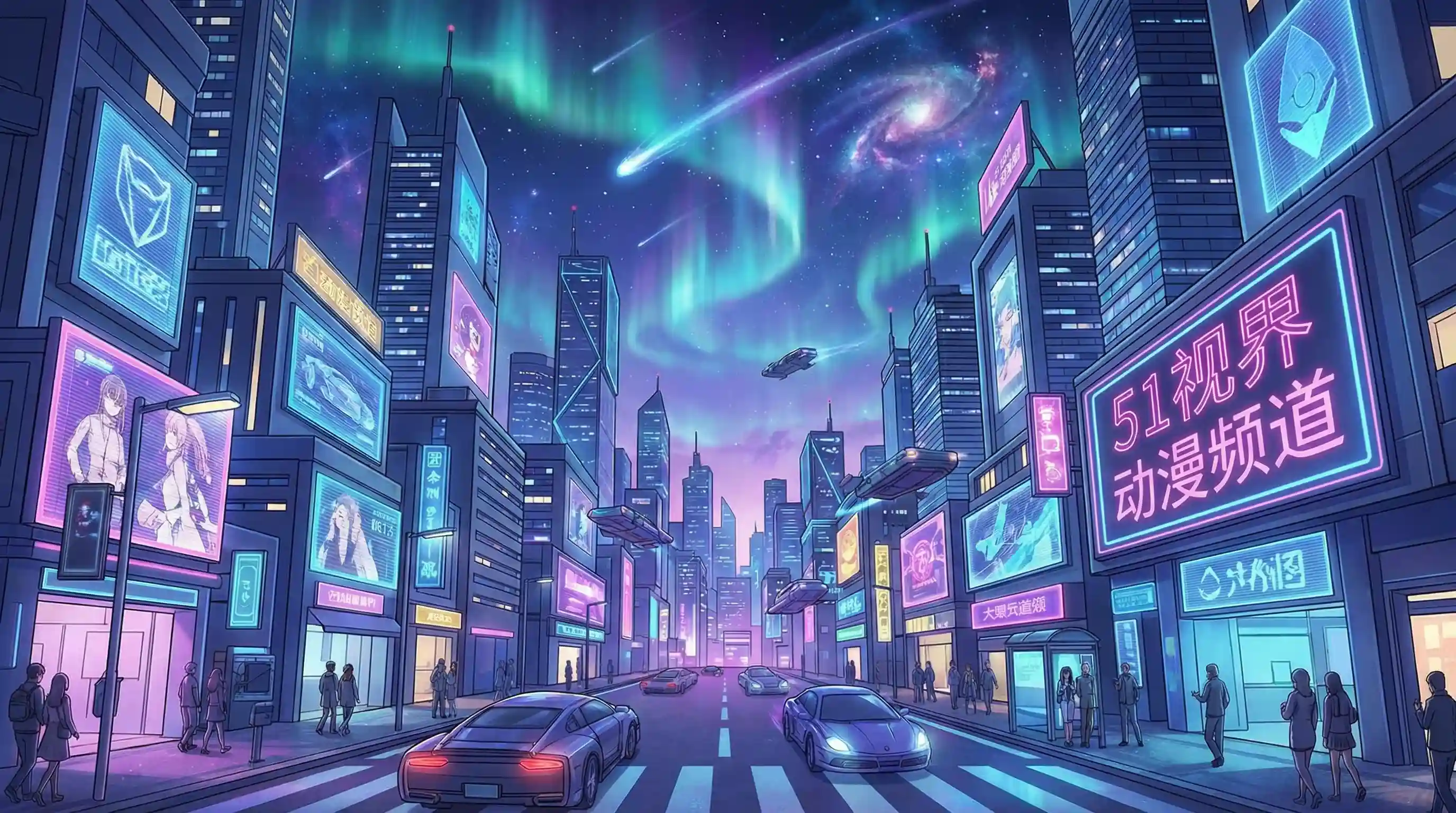 日式动漫风格城市夜景 - 日韩经典三级 动漫推荐